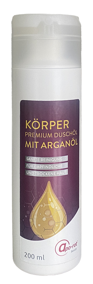 apo-rot Premium Duschöl  mit Arganöl